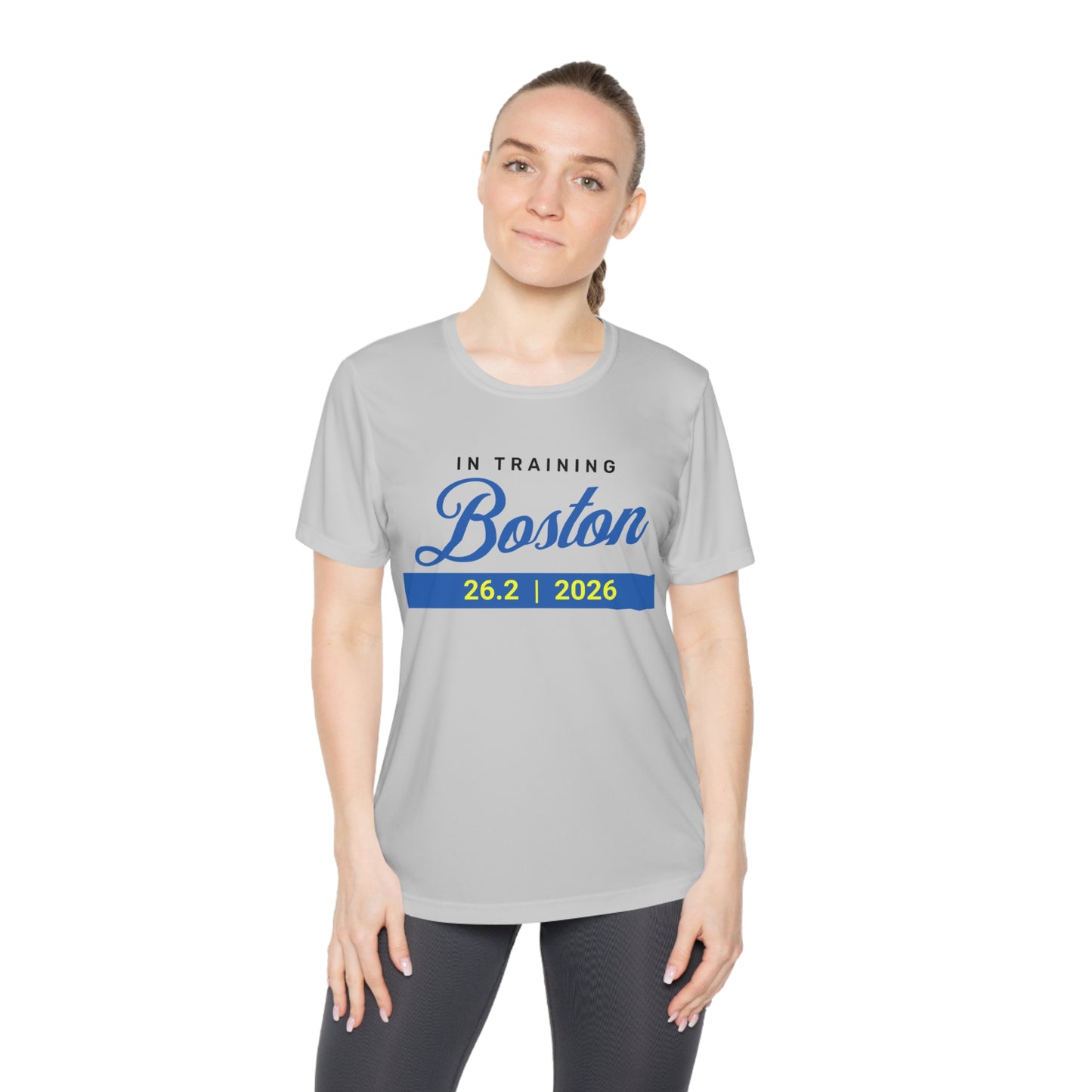 Boston Marathon 2026 - In Training - Women's Moisture Wicking Tee