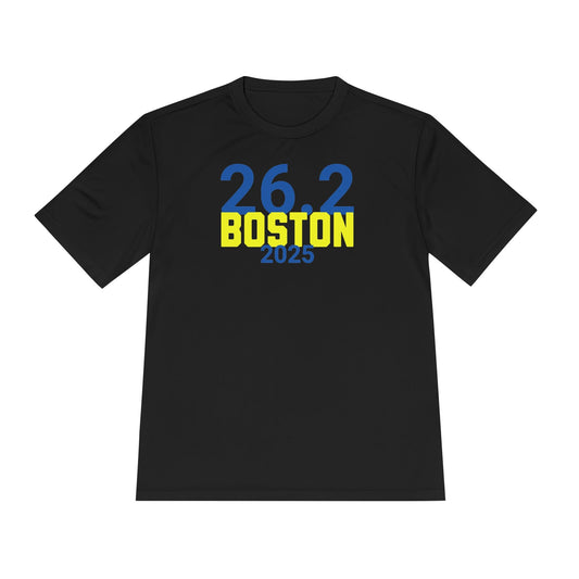 26.2 Boston 2025 - Unisex Moisture Wicking Tee - Forward Gear Athletics