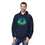 Man Running Silhouette - Unisex Fleece Hoodie