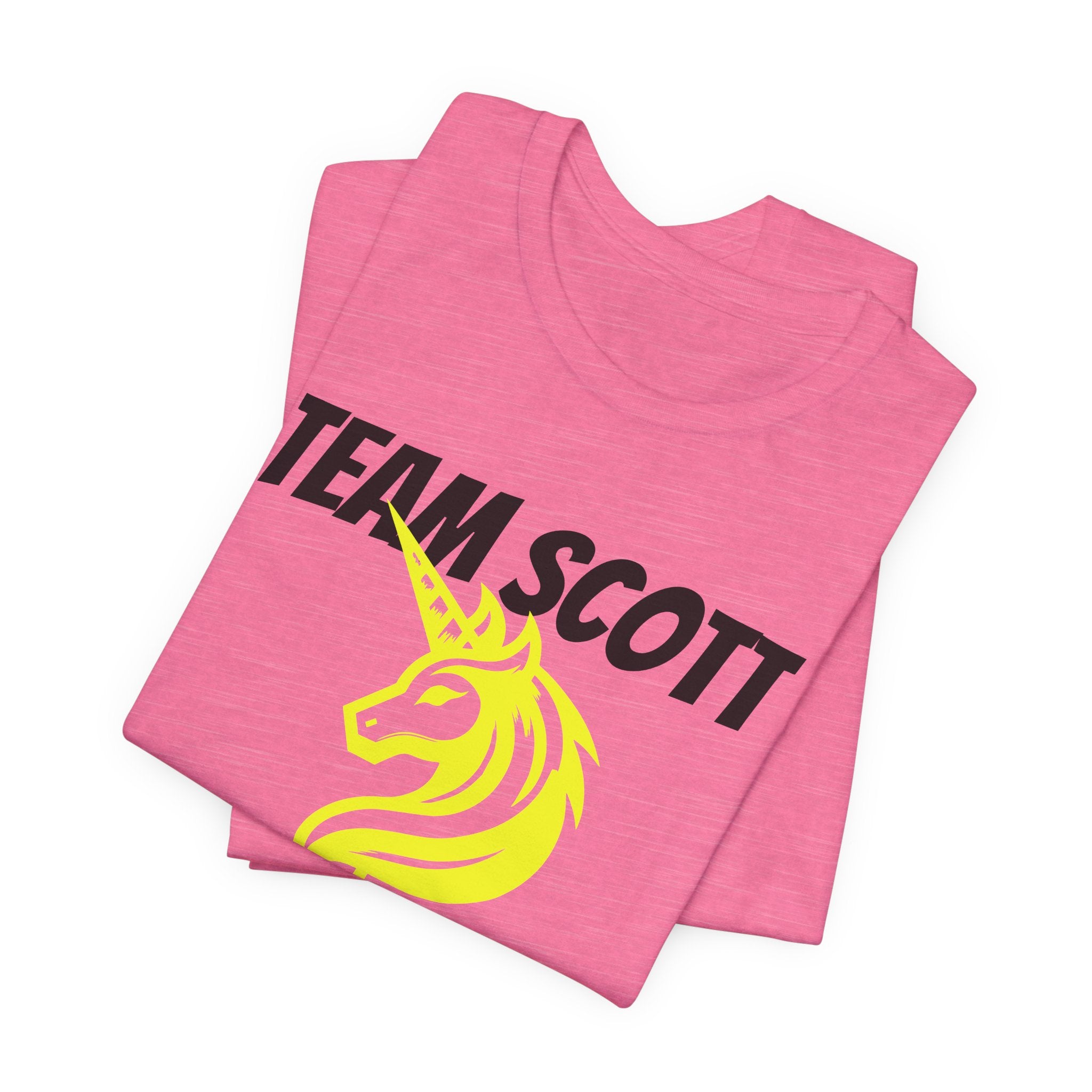 Customized Boston Race Support Crew T-Shirt - Yellow Unicorn