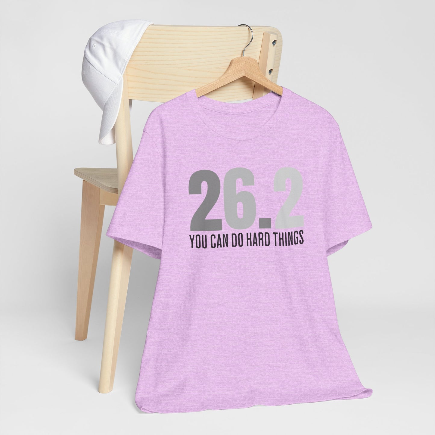 26.2 Marathon Finisher Tee - You Can Do Hard Things (monotone) - Unisex Tee