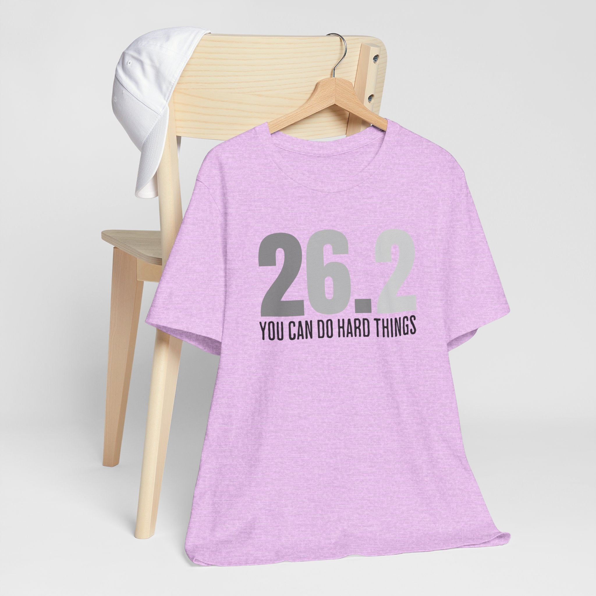 26.2 Marathon Finisher Tee - You Can Do Hard Things (monotone) - Unisex Tee
