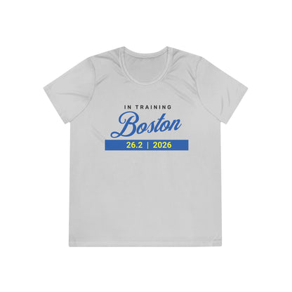Boston Marathon 2026 - In Training - Women's Moisture Wicking Tee