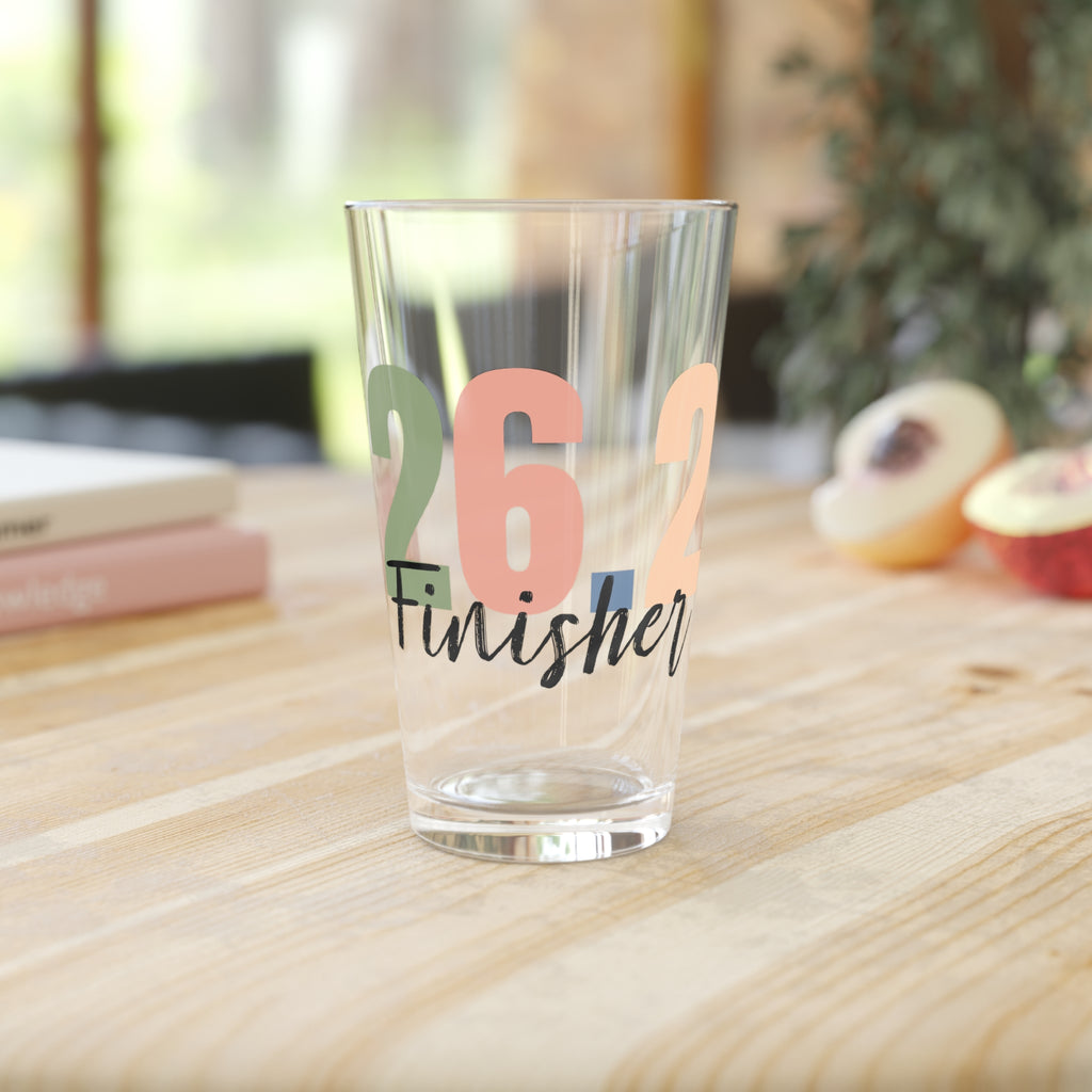 16oz Pint Glass -  "26.2 Finisher"