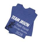 Customized Race Support Crew T-Shirt - Hype Squad - Man Silhouette Runner