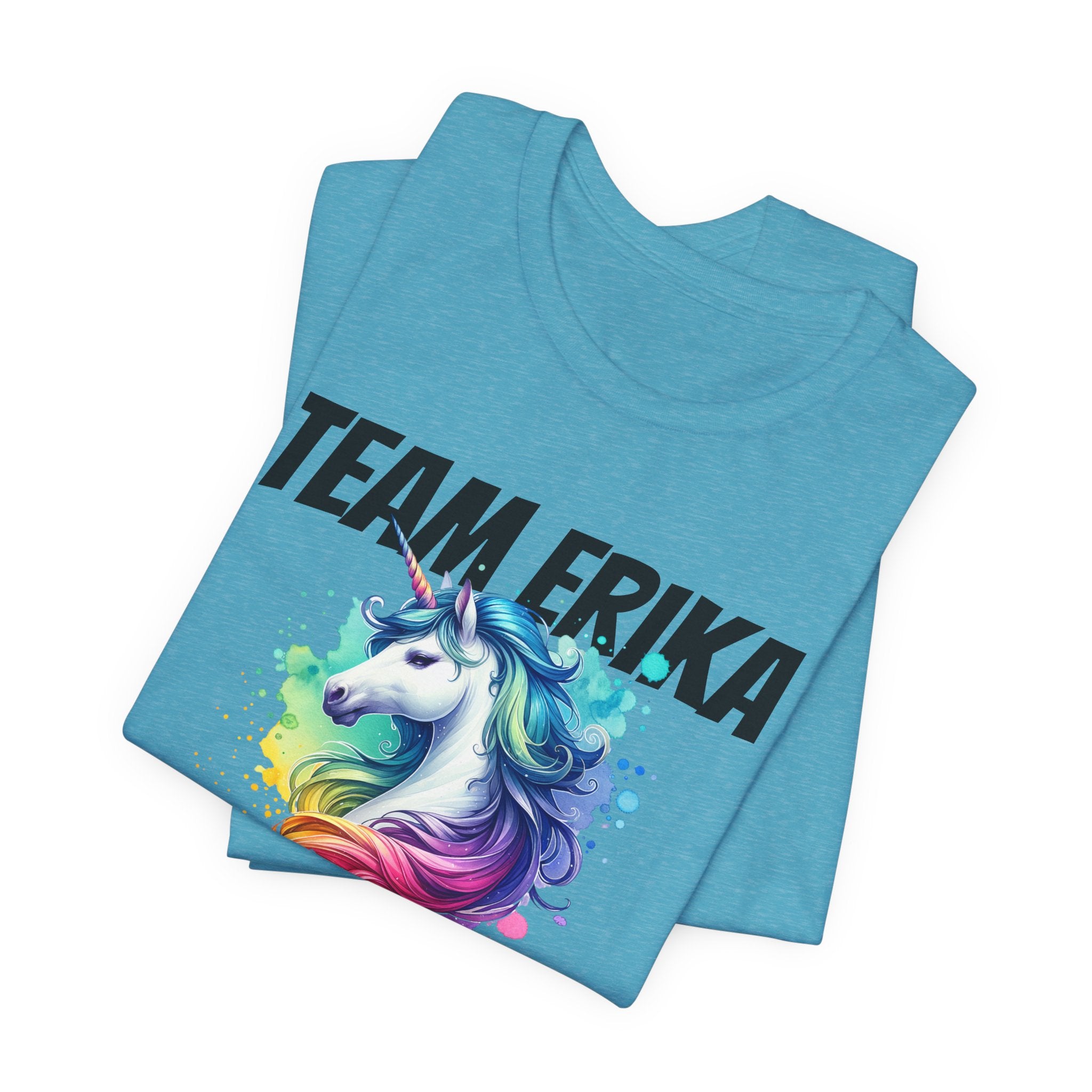 Customized Boston Race Support Crew T-Shirt - Rainbow Unicorn