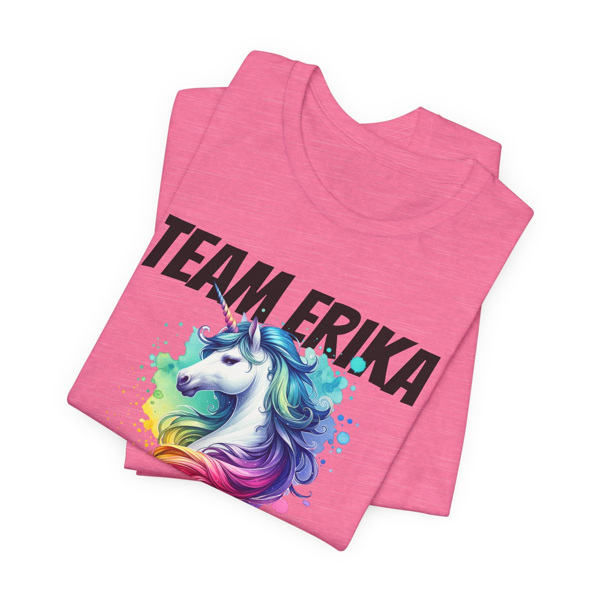 Customized Boston Race Support Crew T-Shirt - Rainbow Unicorn