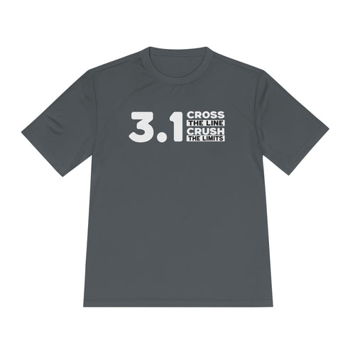 3.1 Cross the Line and Crush the Limits Moisture Wicking Tee - Unisex - Forward Gear Athletics