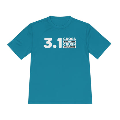 3.1 Cross the Line and Crush the Limits Moisture Wicking Tee - Unisex - Forward Gear Athletics