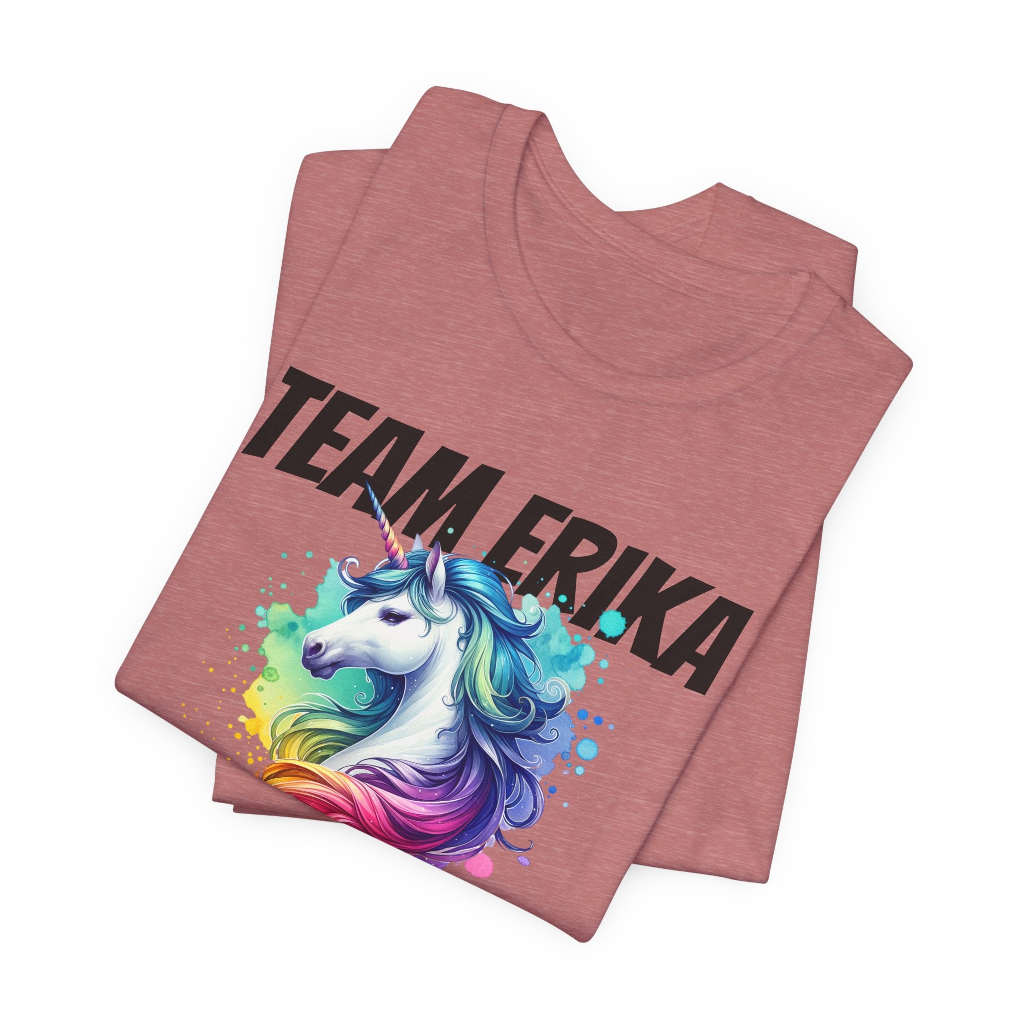 Customized Boston Race Support Crew T-Shirt - Rainbow Unicorn