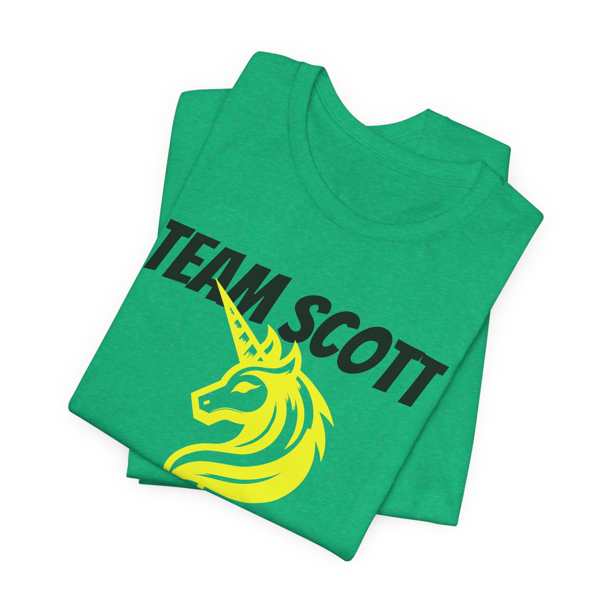 Customized Boston Race Support Crew T-Shirt - Yellow Unicorn