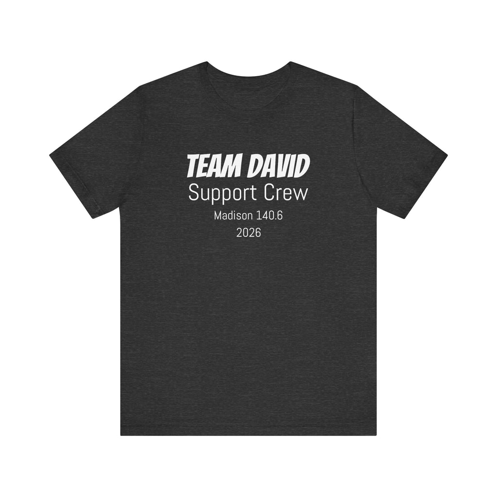 Customized Race Support Crew T-Shirt - 3 Personalization Fields: Name, Race, and Year - Unisex