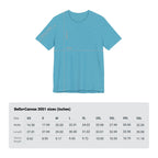 26.2 Marathon Distance Oval - Run T-Shirt - size chart