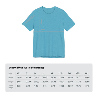 26.2 Marathon Distance Oval - Run T-Shirt - size chart