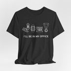 “I’ll Be In My Office” Running Race Medal & Bib Design