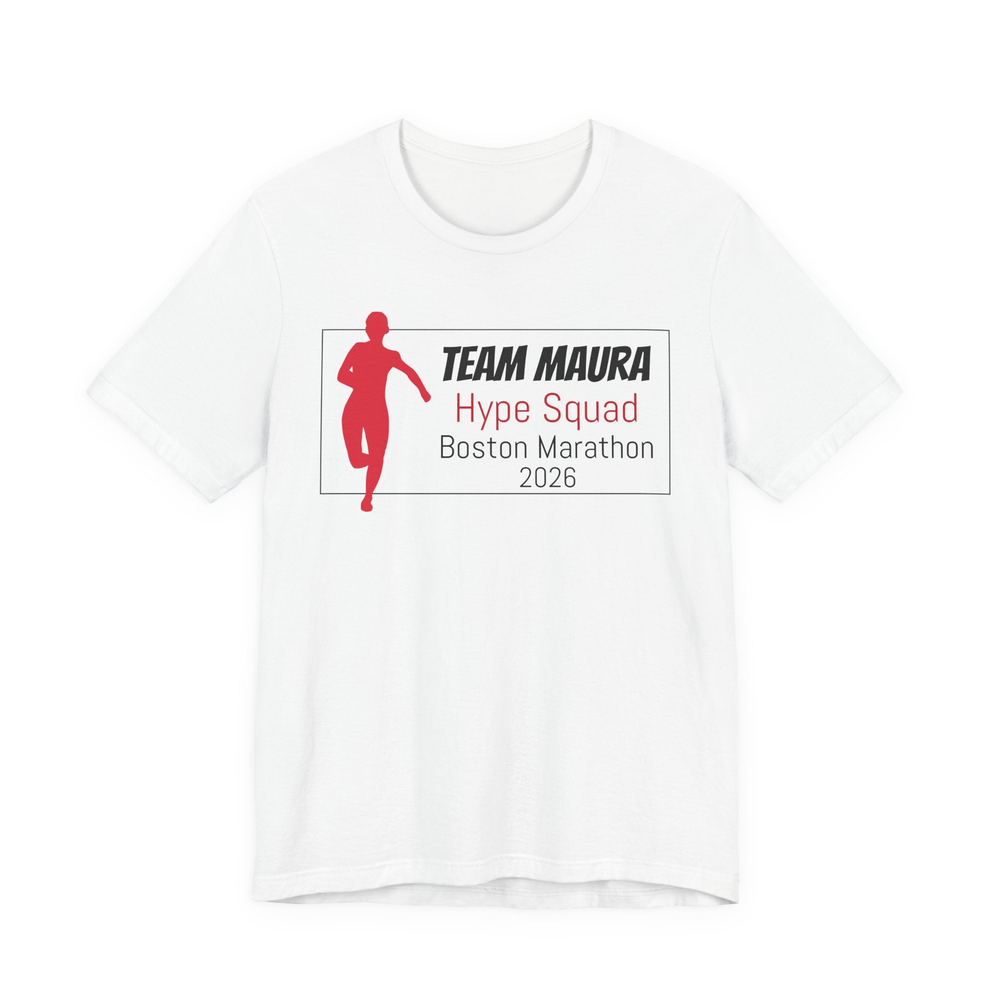 Customized Race Support Crew T-Shirt - Hype Squad - Woman Runner