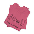 “I’ll Be In My Office” Running Race Medal & Bib Design