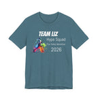 Customized Race Support Crew T-Shirt - Hype Squad - Color Splash Woman Runner