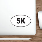5K (3.1mile) Distance Race - Oval Die - Cut Vinyl Stickers 5 x 3 - Forward Gear Athletics