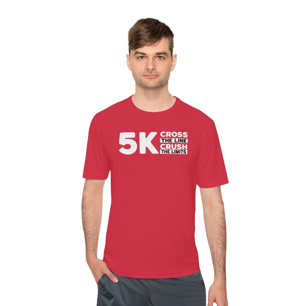 5k Cross the Line and Crush the Limits Moisture Wicking Tee - Unisex - Forward Gear Athletics