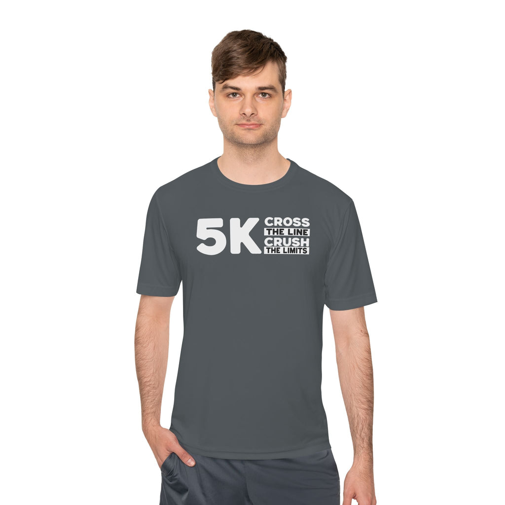 5k Cross the Line and Crush the Limits Moisture Wicking Tee - Unisex - Forward Gear Athletics