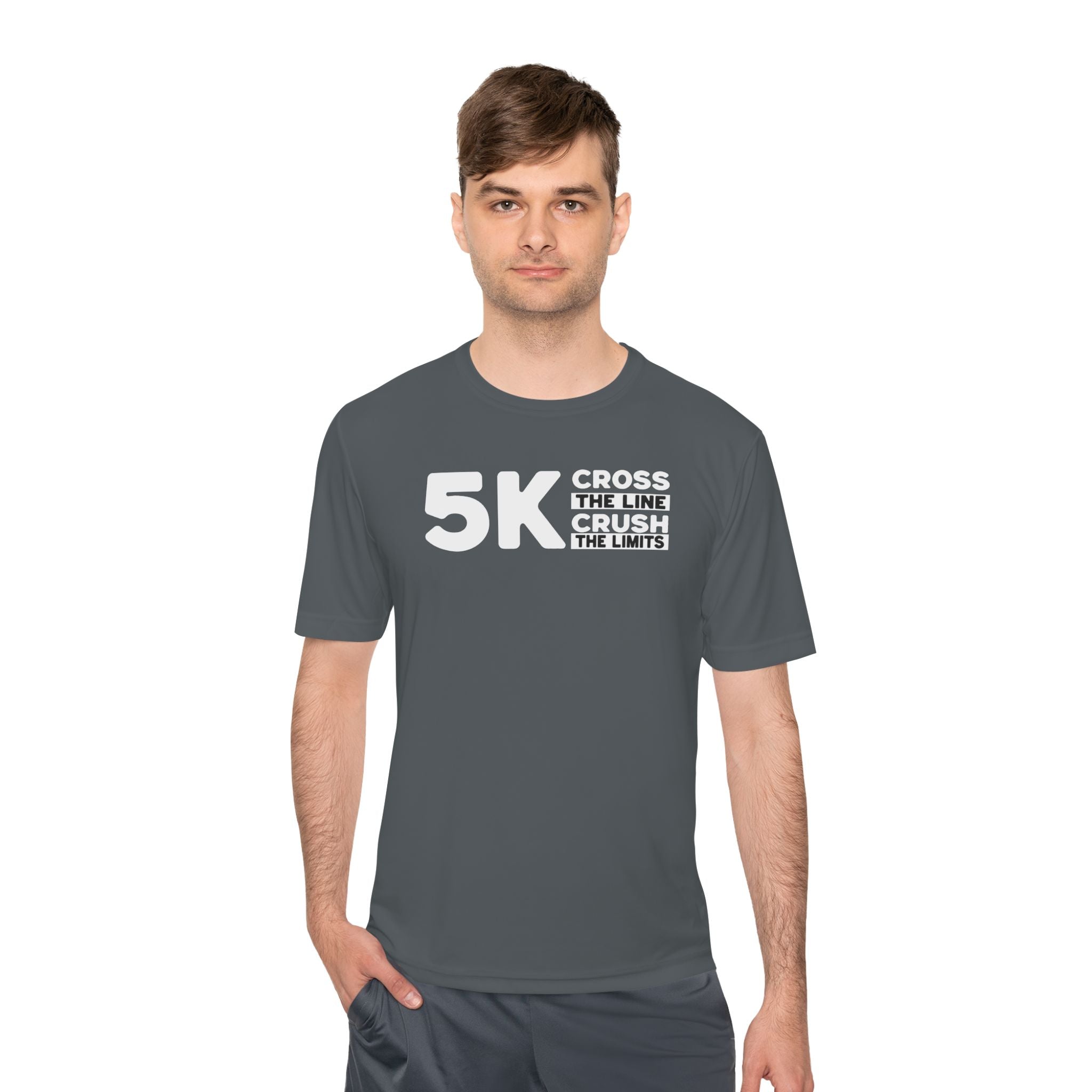 5k Cross the Line and Crush the Limits Moisture Wicking Tee - Unisex - Forward Gear Athletics
