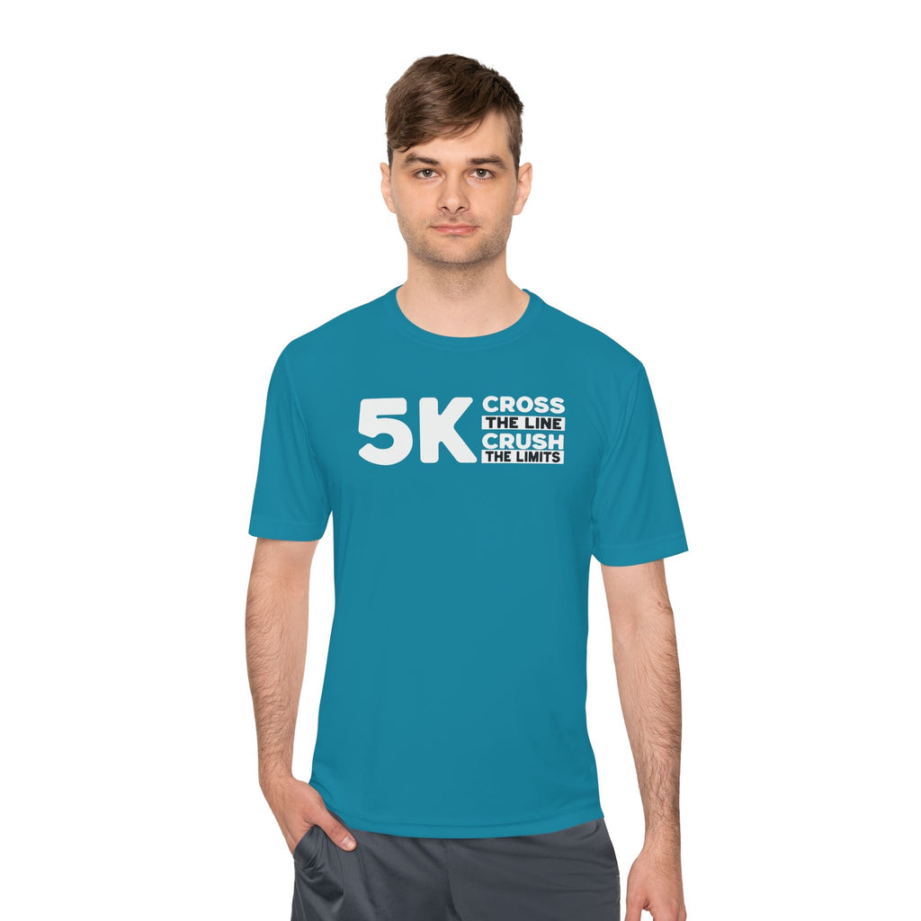 5k Cross the Line and Crush the Limits Moisture Wicking Tee - Unisex - Forward Gear Athletics