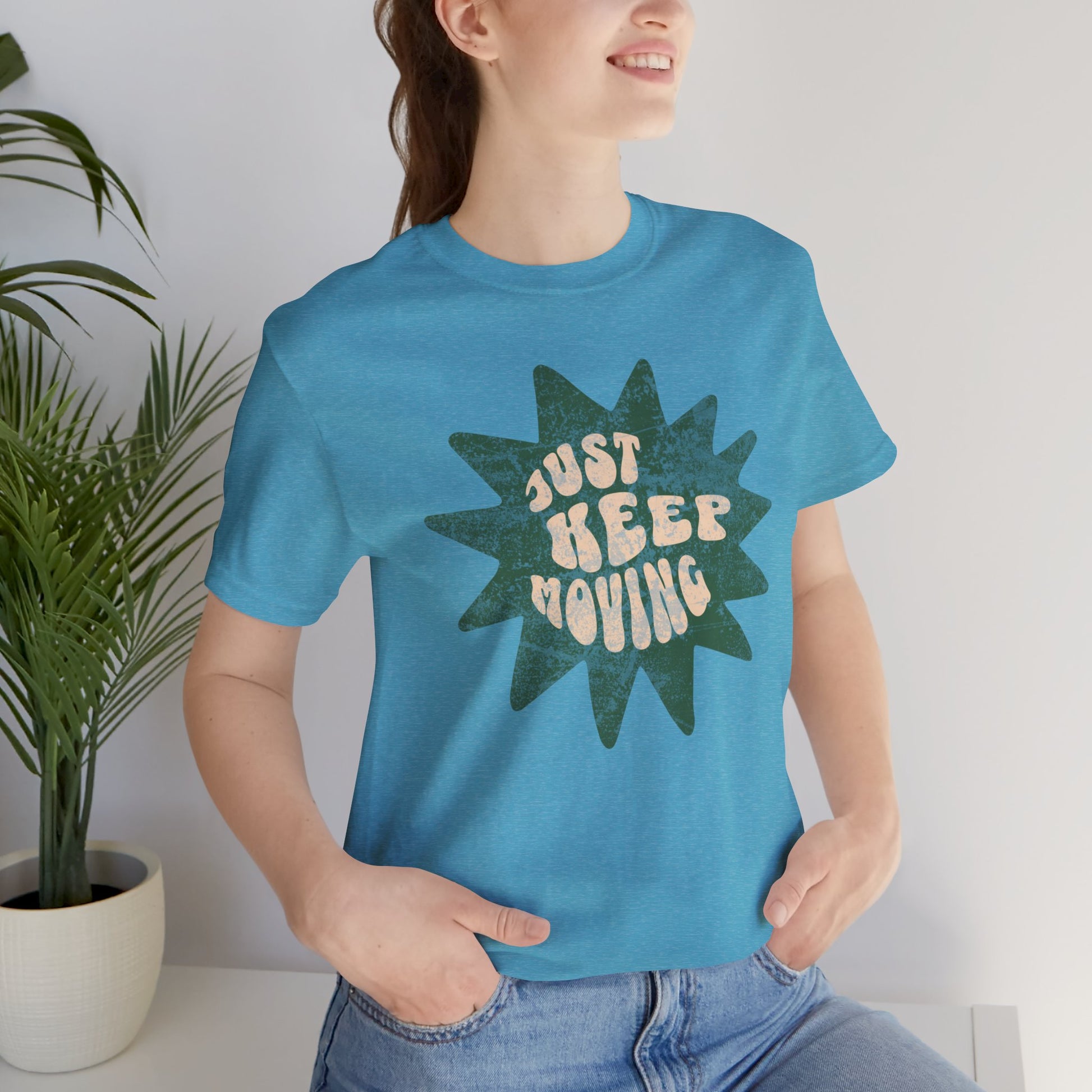 Just Keep Running - No Bad Vibes - Run T-Shirt - Forward Gear Athletics