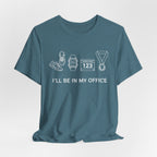 “I’ll Be In My Office” Running Race Medal & Bib Design