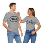 26.2 Marathon Distance Oval - Run T-Shirt - Forward Gear Athletics