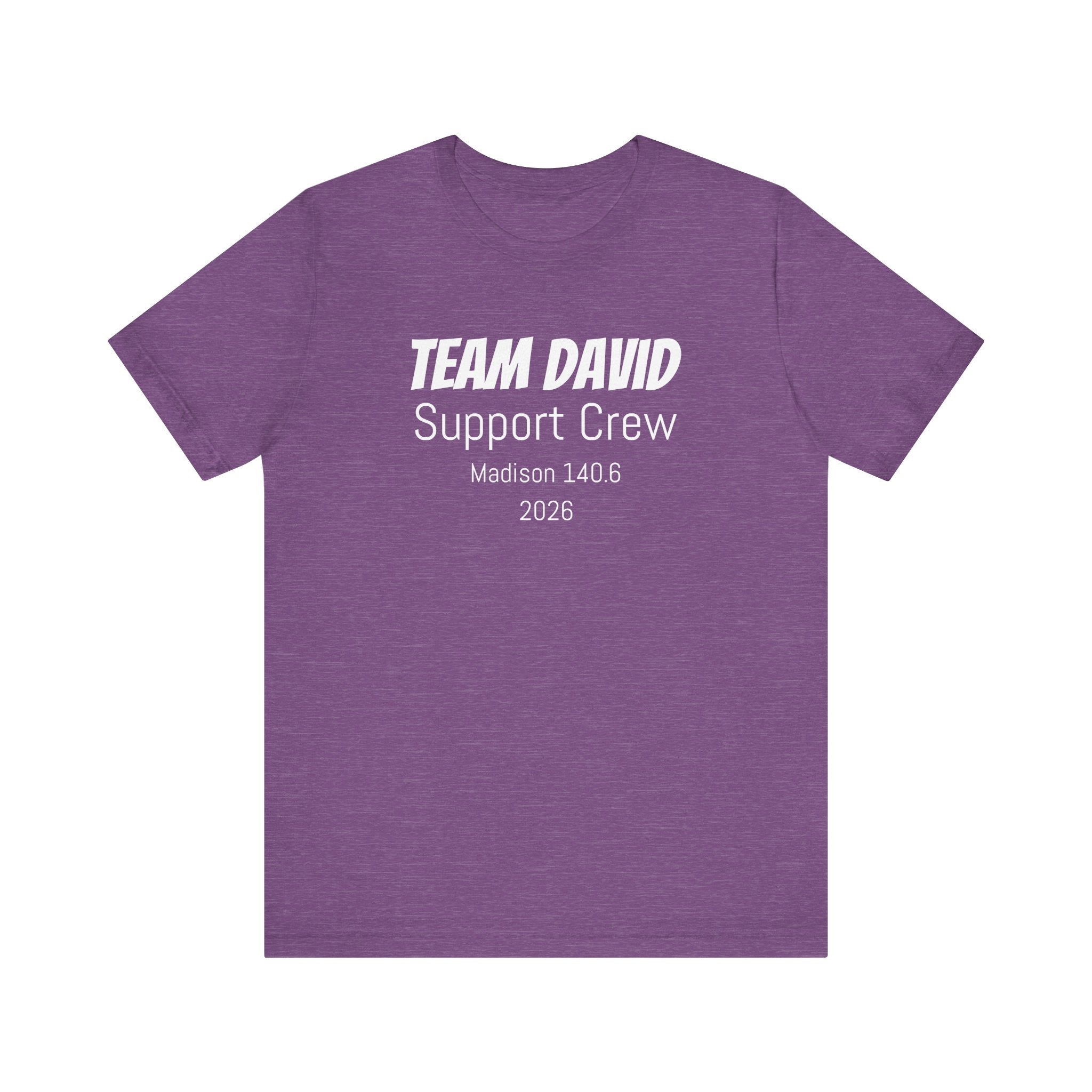 Customized Race Support Crew T-Shirt - 3 Personalization Fields: Name, Race, and Year - Unisex