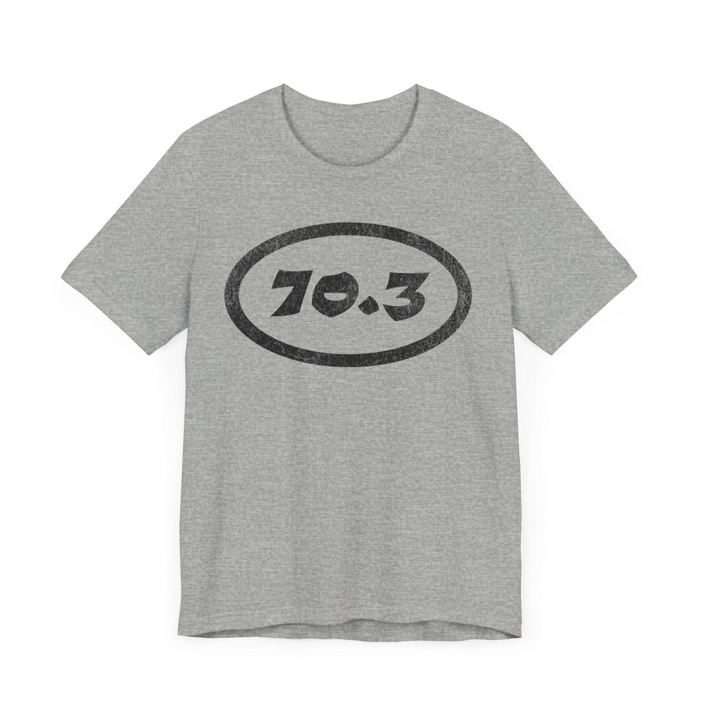 70.3 Triathlon Distance Oval - Swim, Bike, Run T-Shirtxt - Forward Gear Athletics