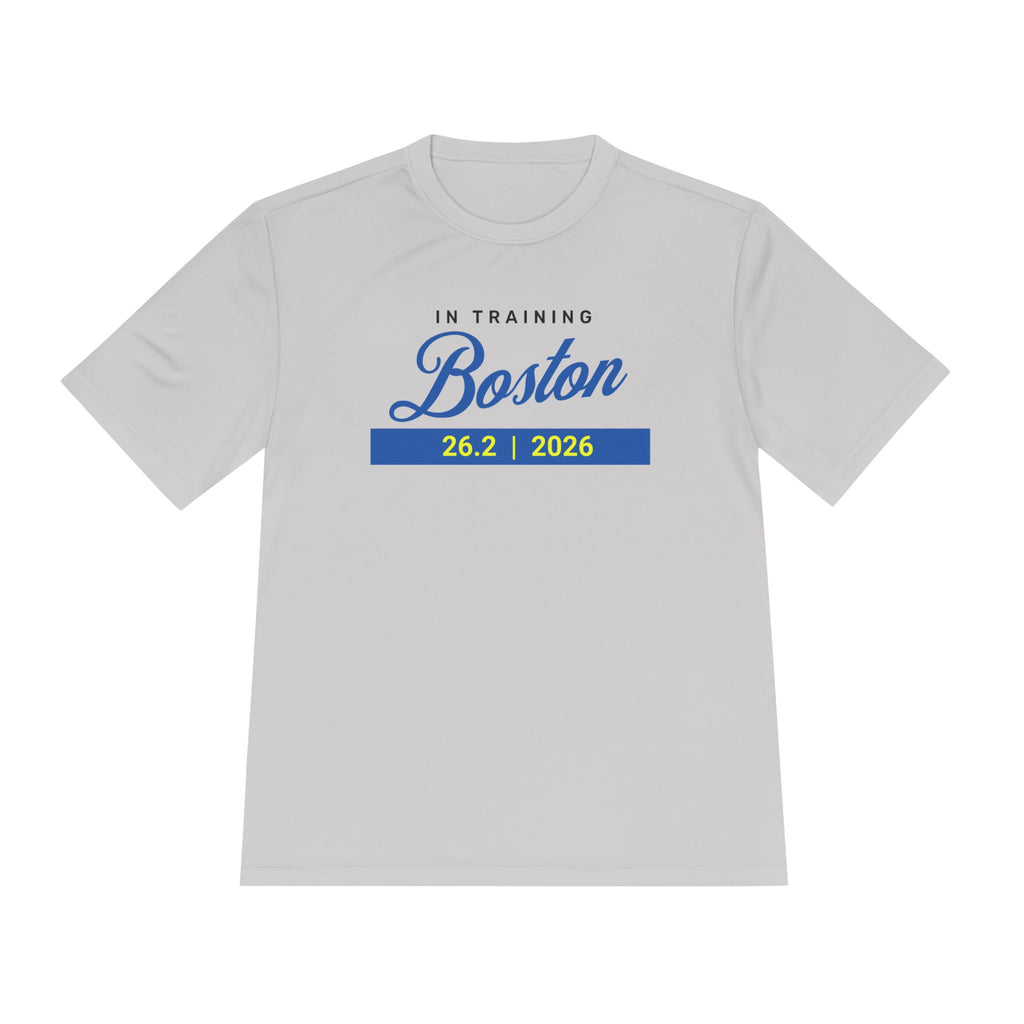 Boston Marathon 2026 - In Training - Unisex Moisture Wicking Tee