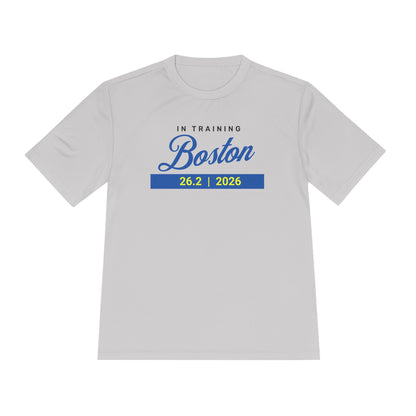 Boston Marathon 2026 - In Training - Unisex Moisture Wicking Tee