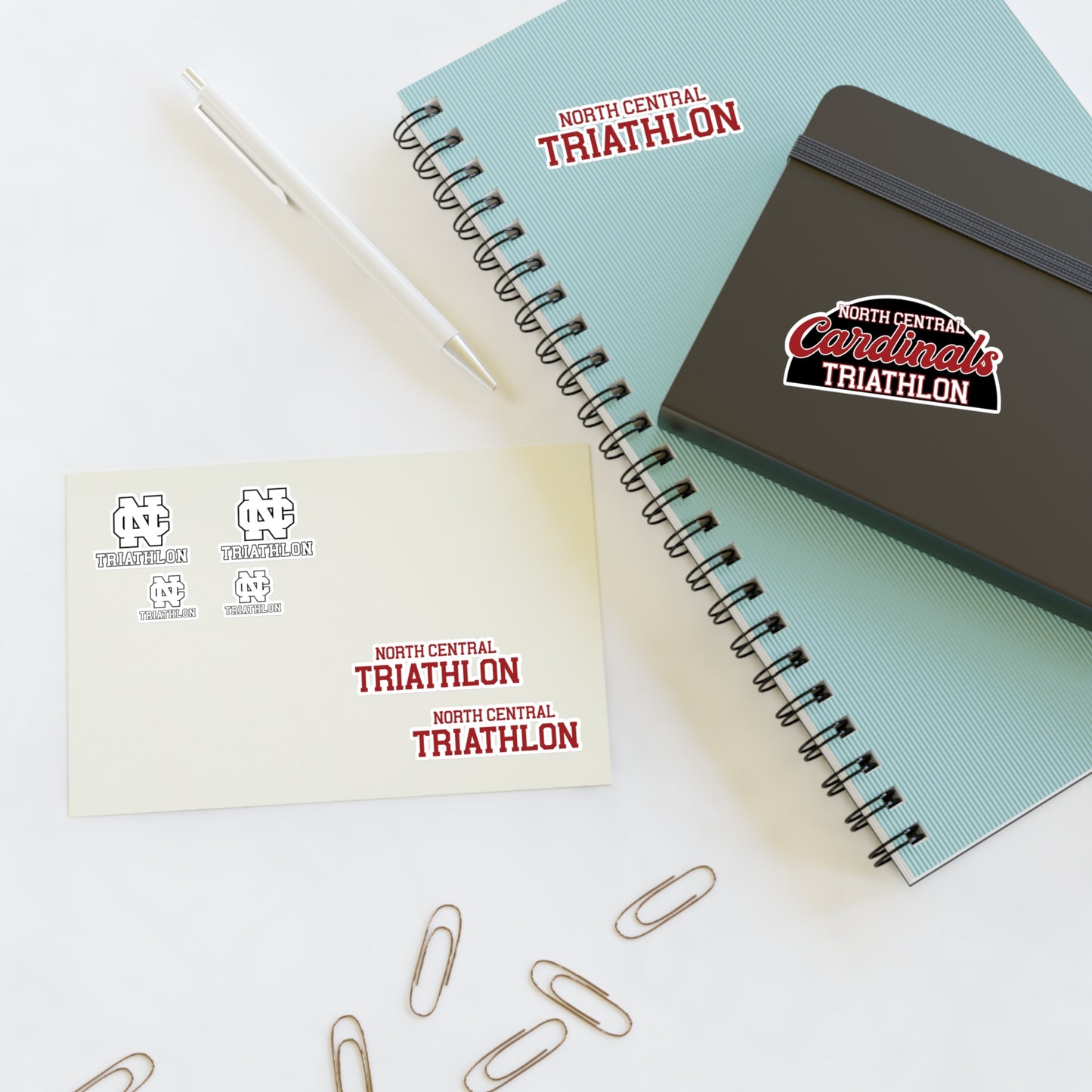 NCC TRI 25 - North Central Triathlon Sticker Sheets