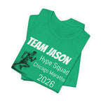 Customized Race Support Crew T-Shirt - Hype Squad - Man Silhouette Runner