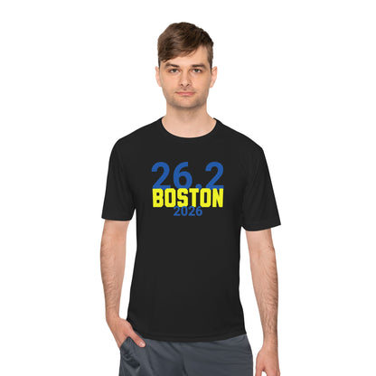 26.2 Boston 2026 - Unisex Moisture Wicking Tee