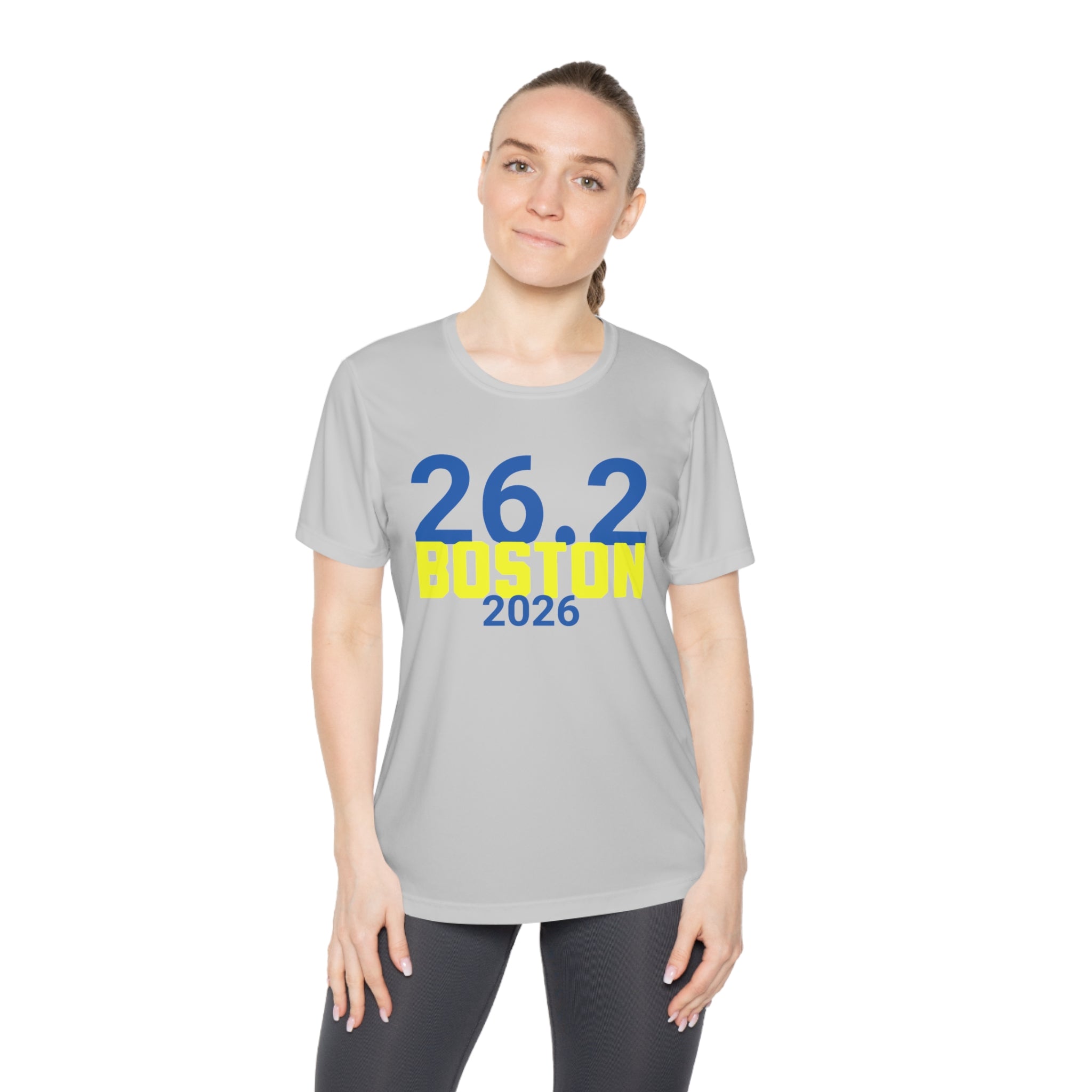 26.2 Boston 2026 - Women's Moisture Wicking Tee