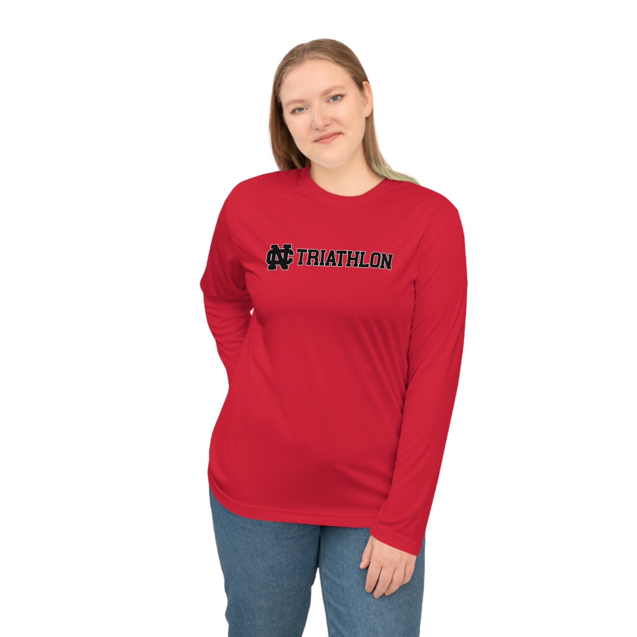 NCC TRI 26 - North Central Cardinals Triathlon Performance Long Sleeve Shirt