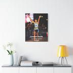 Personalized Race Finish Canvas — Custom Name, Event & Time