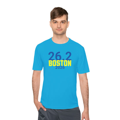 26.2 Boston 2026 - Unisex Moisture Wicking Tee