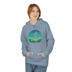 Man Running Silhouette - Unisex Fleece Hoodie
