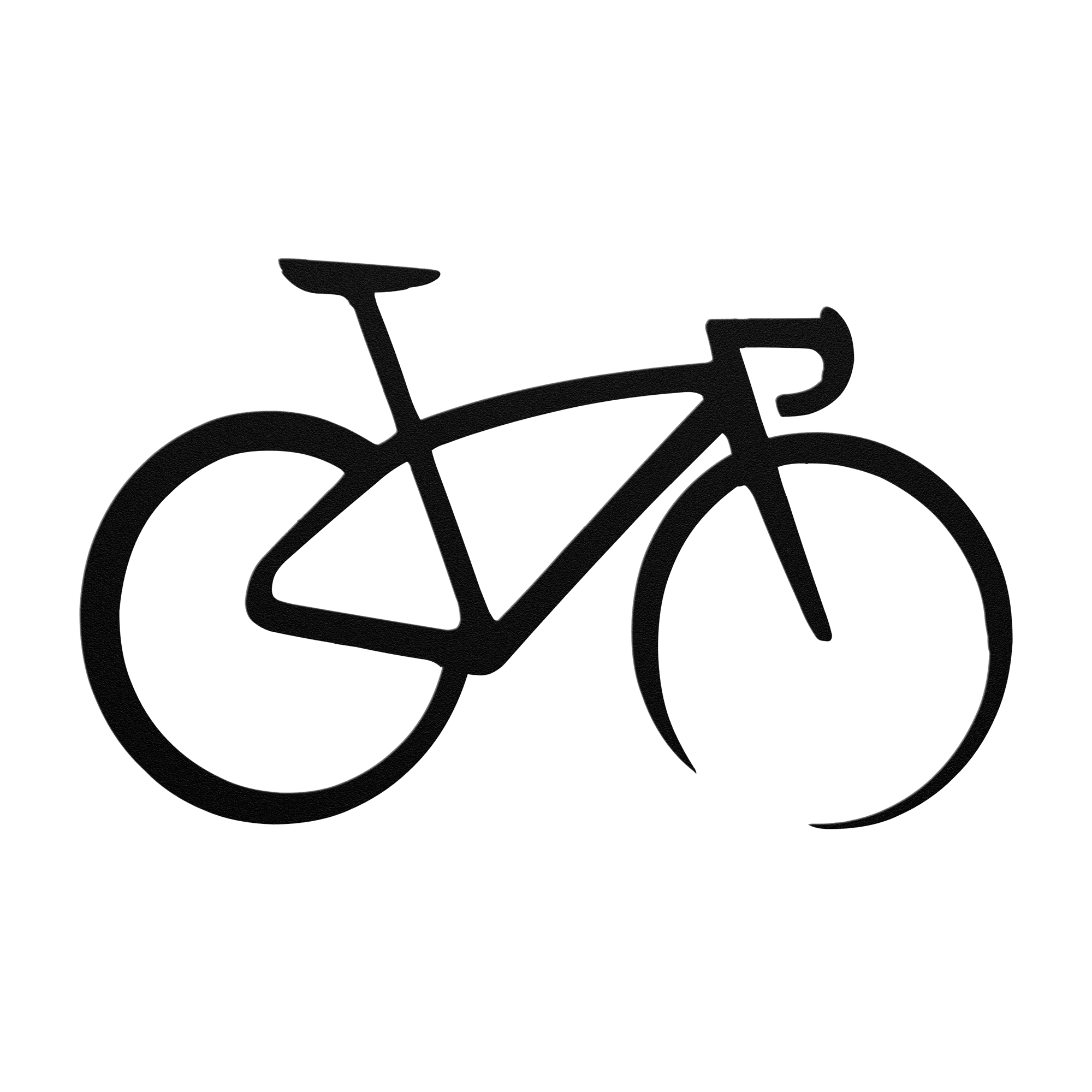 Road Bicycle Silhouette Metal Sign - Thumbnail 5
