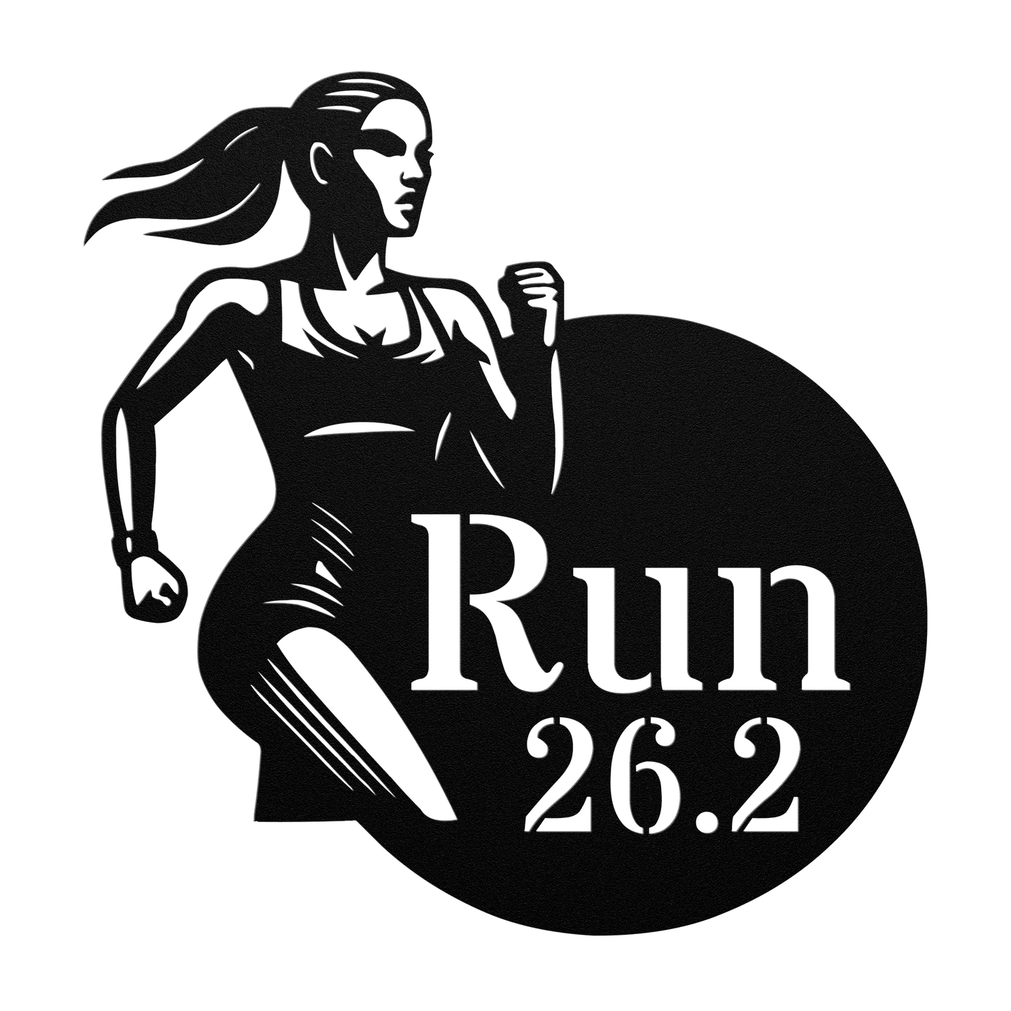 Run_262_Female_Runner_Metal_Wall_Art_Black_Transparent_Mockup.png