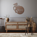Run_262_Female_Runner_Metal_Wall_Art_Copper_Rustic_Hallway_Mockup.png