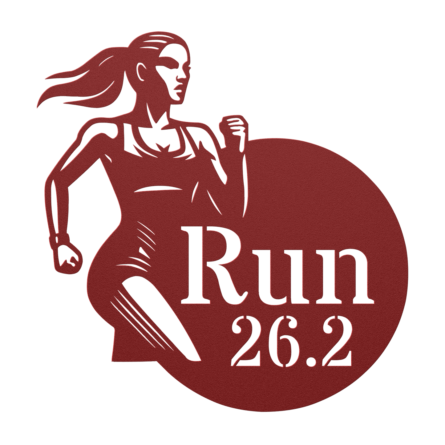 Run_262_Female_Runner_Metal_Wall_Art_Red_Transparent_Mockup.png