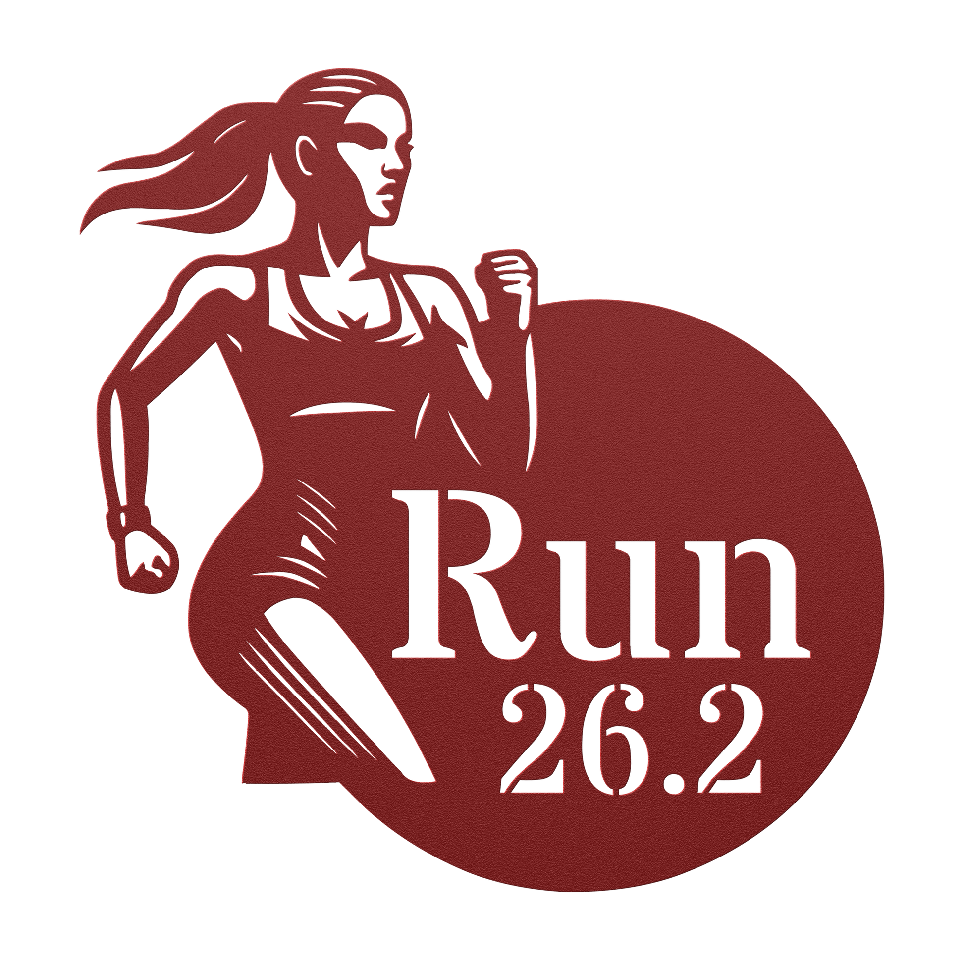 Run_262_Female_Runner_Metal_Wall_Art_Red_Transparent_Mockup.png
