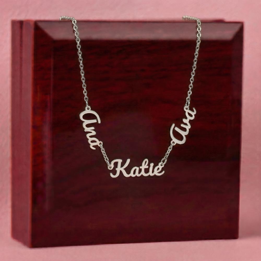 Run [Name] Run - Custom Necklace