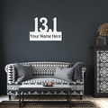 Custom Name 13.1 - Die-Cut Metal Sign