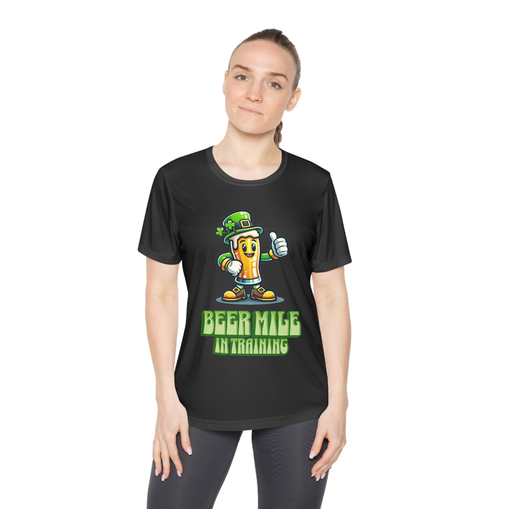 Beer Mile In Training - Ladies Competitor Tee - Forward Gear Athletics